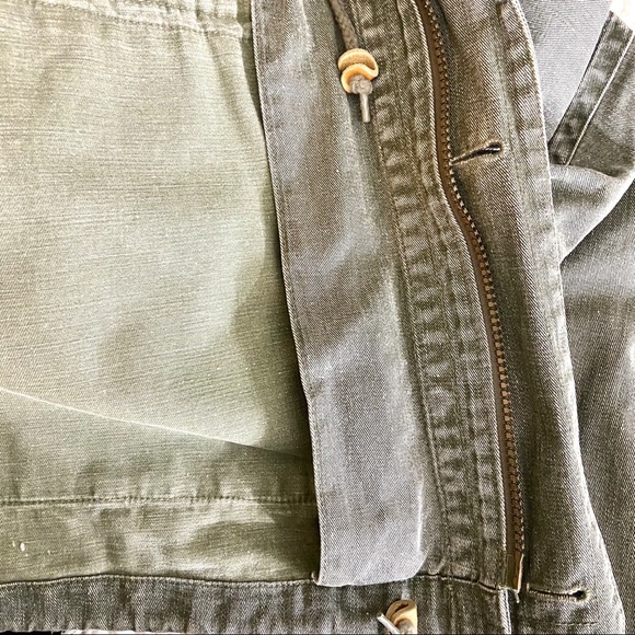 Eddie Bauer Men Green Denim Carpenter Jacket Coat - Picture 15 of 16